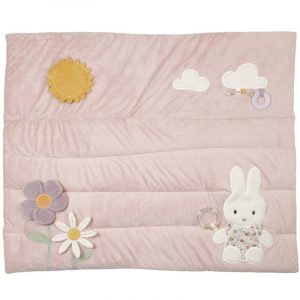 Alfombra sensorial Miffy flores