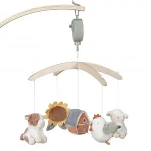 Móvil musical madera Little Farm