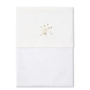 Sábana encimera bordado ocas Newborn Naturals