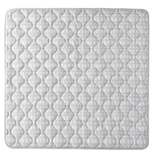 Alfombra acolchada 127x127 gris