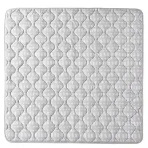 Alfombra acolchada 127x127 gris