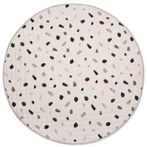 Alfombra acolchada 150x150 confeti