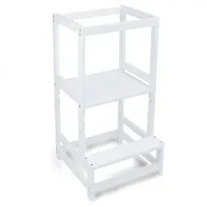 Torre de aprendizaje montessori Cliff blanco