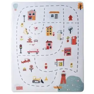 Alfombra nube 160x120 ciudad