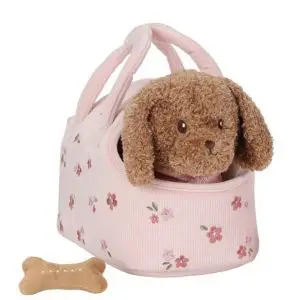 Perrito Jackie con bolsa